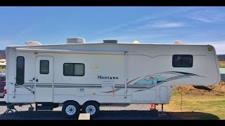 2002 5th Wheel Camper Montana by Keystone RV Co Model  2955RL [upl. by Nwahsan]