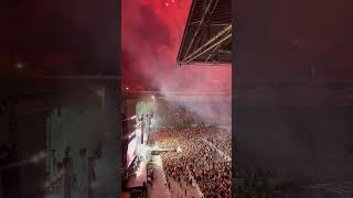 Foo Fighters Providence Park Portland OR “Everlong” encore  fireworks 💥 [upl. by Frieder]