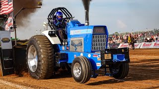 Scheid Diesel Extravaganza 2024 Hot Farm Tractor Pulling action from Wagler Motorsports Park PPL [upl. by Kristie]