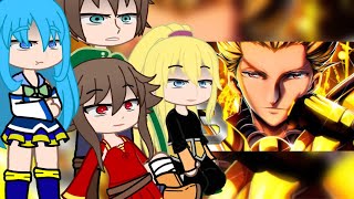 Konosuba react rap do Gilgamesh 👑Rei👑 ​⁠BlazeRapper1 [upl. by Viki]