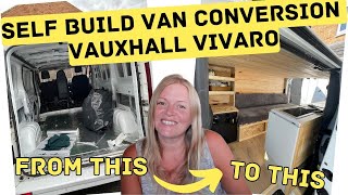 Vauxhall Vivaro Self Build Camper Van Conversion Tour [upl. by Nyrraf]