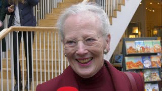 Dronning Margrethe sprudler af begejstring over arkæologiske fund [upl. by Charron]