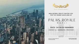 The ultimate reveal of a new beginning presenting PALAIS ROYALE  One of the Tallest tower in India [upl. by Falo]