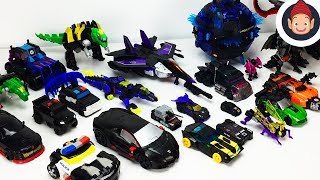 Black Color Transformers Nemesis Prime Bumblebee Truck Dinobot 25 Vehicle Transformation Robot Car [upl. by Eelnodnarb525]