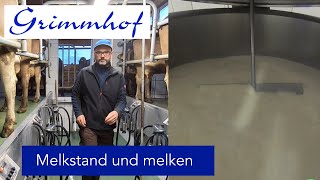 FarmVLOG3 Arbeitsplatz der KüheMelkstand und melken [upl. by Nohsed724]