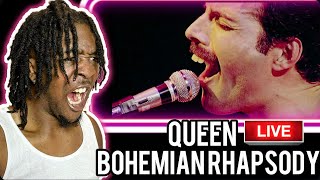 FIRST TIME HEARING QUEEN  Bohemian Rhapsody Live at Rock Montreal 1981 HD REACTION [upl. by Anhsirk568]