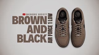 BROWN BLACK 2024 Nike Air Force 1 Low Dance  DETAILED LOOK  PRICE [upl. by Burk]