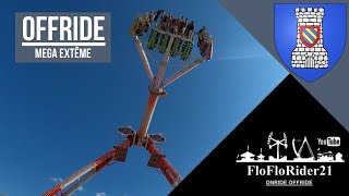 Mega Extrême OFFRIDE Fête Foraine de SemurenAuxois 2023 [upl. by Reneta713]