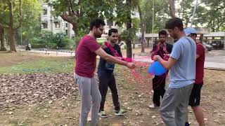 Ball of Yarn Team Building Activity [upl. by Ecnarrat]