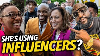 Kamala Harris Is Spending Millions On Influencers Telling Them What To Say Giving Talking Points 🤔 [upl. by Ayotaj]