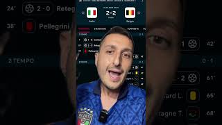 🤬 ItaliaBelgio 22‼️ italia belgio nationsleague calcio [upl. by Name410]