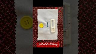 Buttonhole stitching evoracreations buttonholestitching [upl. by Enneirda]