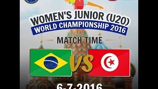 Group B Brazil  Tunisia [upl. by Nnylsoj]