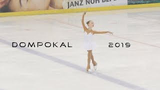 Eiskunstlaufen Kür Laeticia DOMPokal 2019 Köln [upl. by Asilanna]