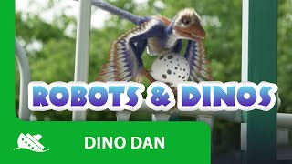 DINO DAN  DINO DUELS 31  Dromaeosaurus VS Giraffe [upl. by Aivan]