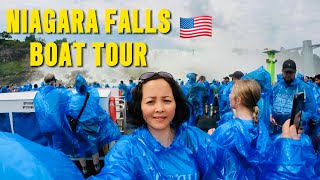 Niagara Falls Boat Ride  Maid of the Mist Tour USA Side maidofthemist [upl. by Colby]