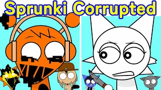 Friday Night Funkin Vs Sprunki Glitched  Corrupted Incredibox Sprunki Pibby x FNF MOD [upl. by Alcine45]