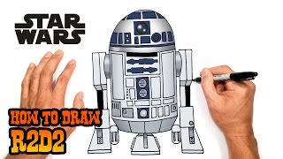 How to Draw Star Wars  R2D2 [upl. by Dulci402]