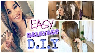 How To DIY Balayage Hair at Home Step By Step  Beauty News with Angelica [upl. by Enelec72]