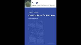 Classical Syriac for Hebraists mesopotamia cuneiform books aramaic [upl. by Elayne]