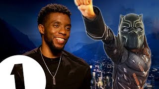 quotYoure like a kidquot Black Panthers Chadwick Boseman on becoming a superhero [upl. by Notnirt]