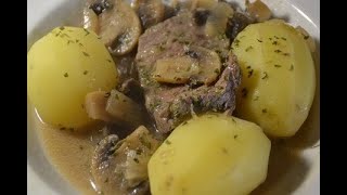 Rôti de bœuf champignons moutarde recette cookeo [upl. by Dorian641]