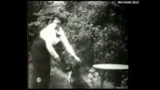 Colette 18731954  Filmed at Home with her Cats and Dog [upl. by Xet]