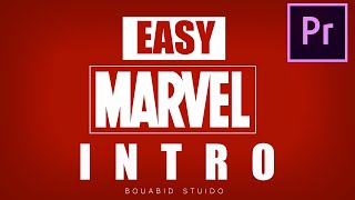 Create marvel studio intro Adobe Premier easy TUTORIAL PART2 [upl. by Leinoto]