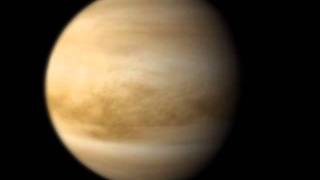 Animation of the Rotation of Venus [upl. by Yauqaj]