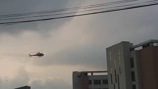 Helicopter landing at Nepal Medicity Hospital [upl. by Thunell]