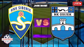 ZNK Osijek vs HNK Sibenik live football match Croatian First Football League [upl. by Fiona231]