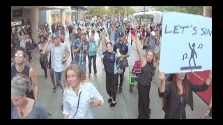 Street Karaoke Singing with Strangers in Perth [upl. by Anneehs37]