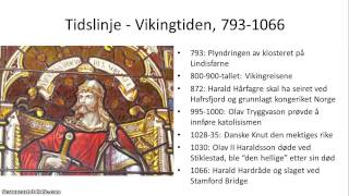 Norsk middelalder  13  Oversikt [upl. by Margarethe390]