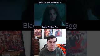 Blade Easter Egg Agatha All Along Episode 4 Reaction marvelstudios Agathaallalong scarletwitch [upl. by Tobye]