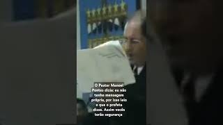 O Pastor Manoel lia a mensagem para nós [upl. by Aillemac]