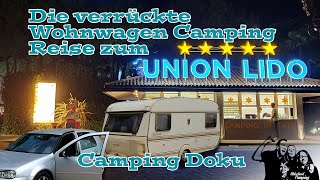 Union Lido Italien mit der Familie und Wohnwagen Ohne Plan und ohne Luxus Ganz Oldschool [upl. by Kiki501]