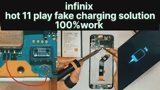 Infinix Hot 11 Play Charging Problem Solution New Method 100Working [upl. by Ilonka1]