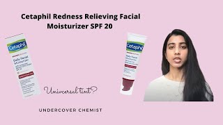 Cetaphil Redness Relieving Facial Moisturizer SPF 20 Review  Undercover Chemist [upl. by Harrow]