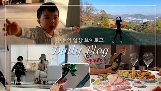 Eng Sub 비전힐스 CC 해신탕  빼빼로 데이 돌잔치 돌준맘  돔페리뇽 샴페인 영덕대게 방어회 [upl. by Naujahs66]