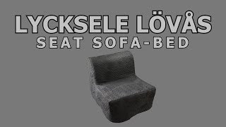 How to build  Ikea LYCKSELE LÖVÅS Seat SofaBed Assembly Put It Together [upl. by Essirehc10]