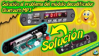 Solución al problema del módulo decodificador Bluetooth MP3 [upl. by Adlesirc]