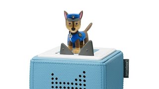 Tonies Paw Patrol Toniebox Audio Player Starter Set with Chase for Kids 3 Light Blue Weight 3 l [upl. by Nylesoy]