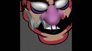 Making Wario Apparition from a Friday Night Funkin Mod in Photoshop  Speed Edit  Marios Madness [upl. by Carlota]