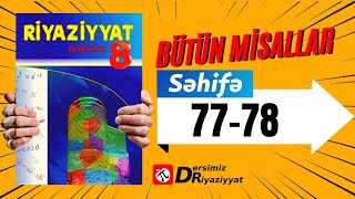 Riyaziyyat 8 ci sinif seh 7778 Paraleloqram dersimiz riyaziyyat [upl. by Nosdivad]