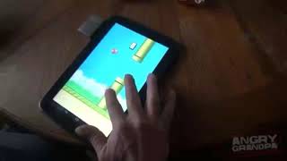 Angry Grandpa Plays Flappy Bird In 8x Speed [upl. by Marfe]