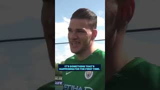 🤯 Ederson’s Guinness World Record 🚀⚽ shorts ederson mancity [upl. by Derraj122]