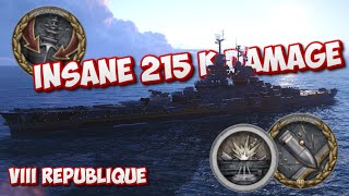 Republique Deals INSANE Damage in World of Warships Legends [upl. by Pat]