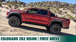 2024 Chevrolet Colorado ZR2 Bison  First Drive [upl. by Esinyt]