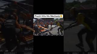 Oscar Piastri Scary Moment During Pit Stop 🤔 f1 formula1 oscarpiastri [upl. by Sseb]