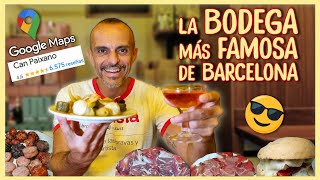 La BODEGA más FAMOSA de Barcelona 🍾 6500 comentarios positivos en Google Maps 🤯 [upl. by Cinelli]